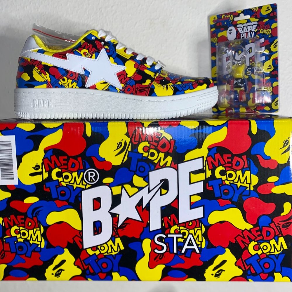 Bape x Medicom Toy Multicamo Low Top Bape Sta